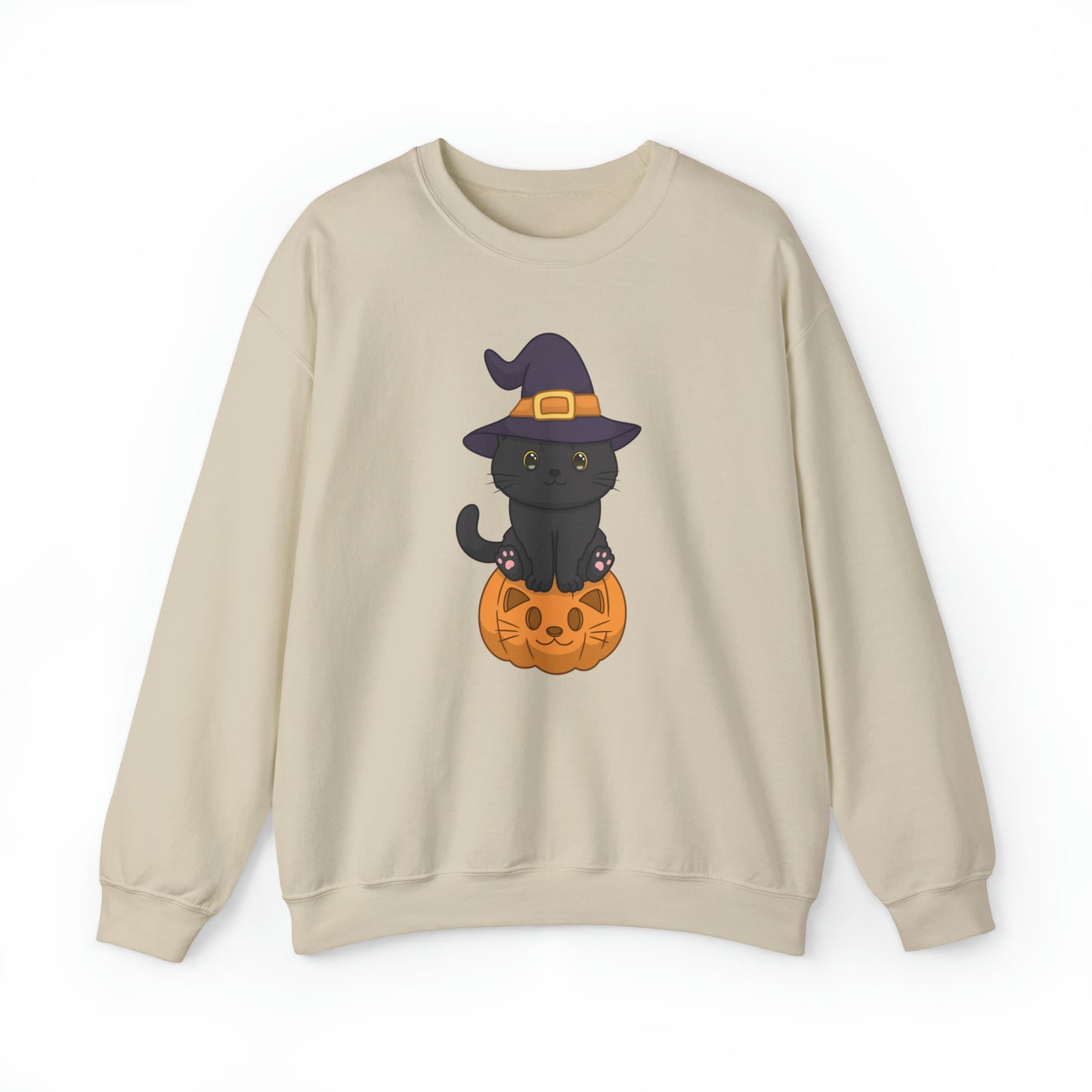 Unisex "Purrfectly Spooky Pumpkin" Sweatshirt