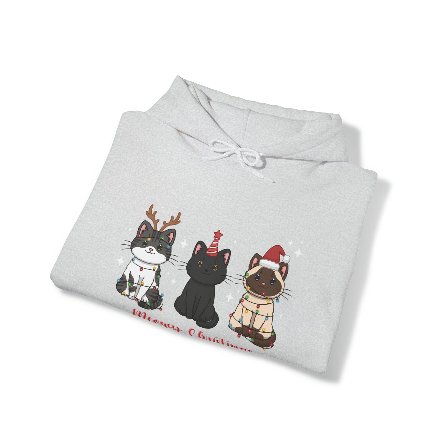 Unisex "Meowy Christmas" Hoodie