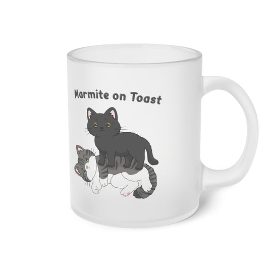 "Marmite on Toast" Frosted Glass Mug