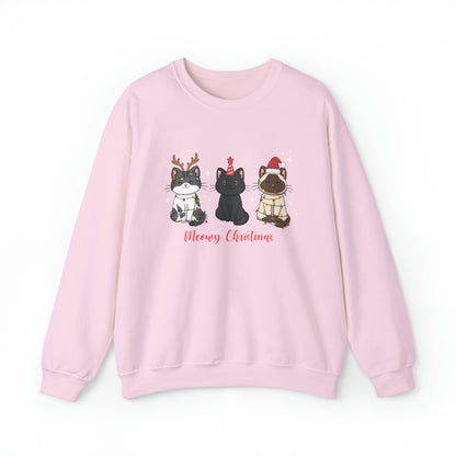 Unisex "Meowy Christmas" Sweatshirt