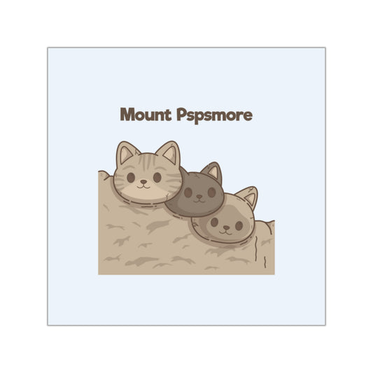 "Mount Pspsmore" Sticker