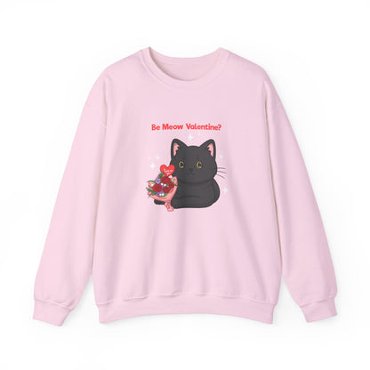 Unisex "Be Meow Valentine?" Sweatshirt