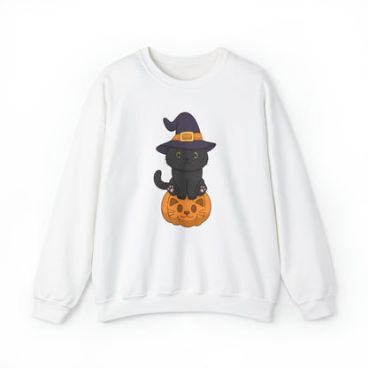 Unisex "Purrfectly Spooky Pumpkin" Sweatshirt