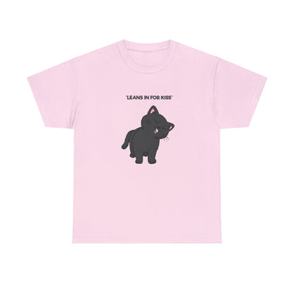 Unisex *Leans In For Kiss* With Milk Tee (Inverted)