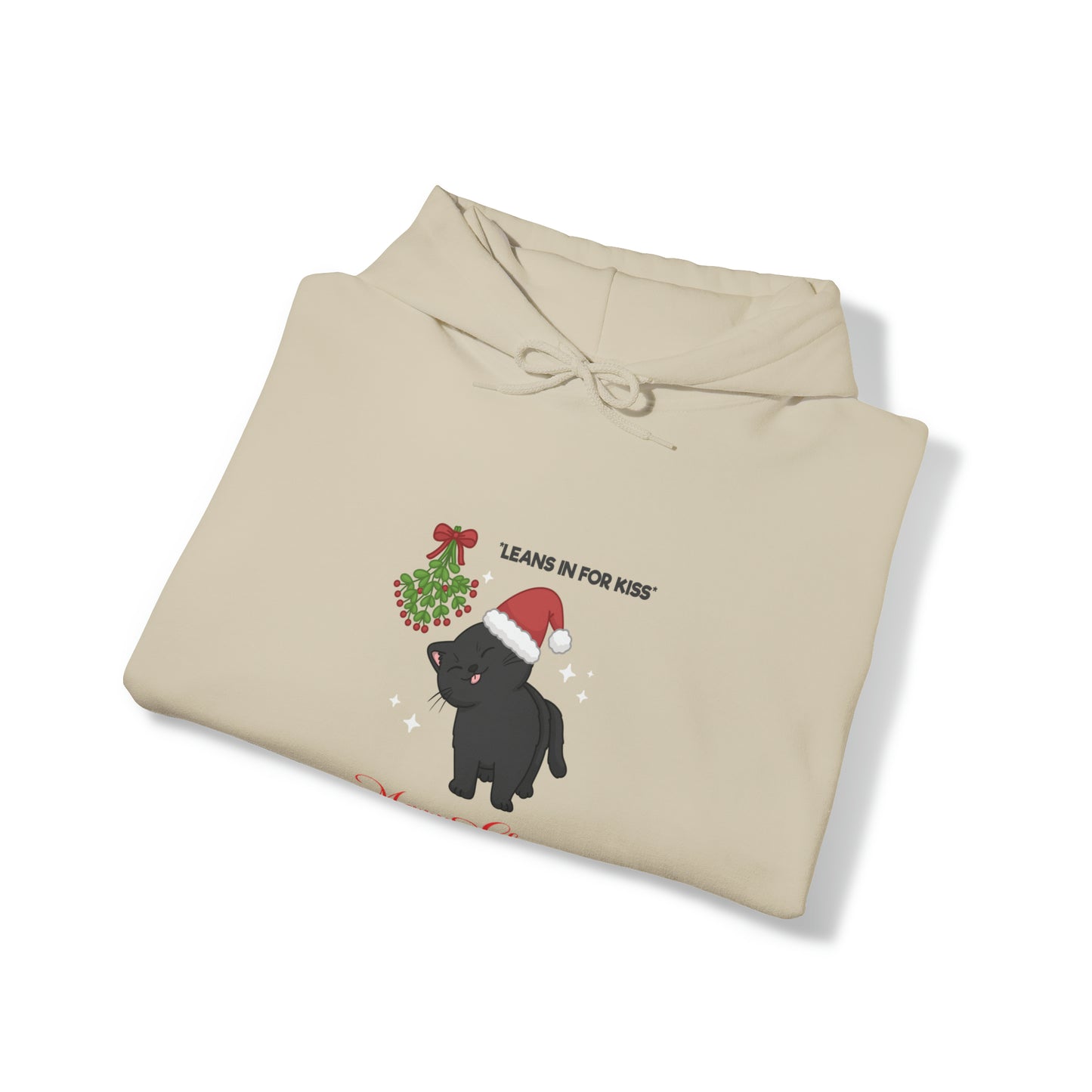 Unisex Mistletoe *Leans In For Kiss* Hoodie