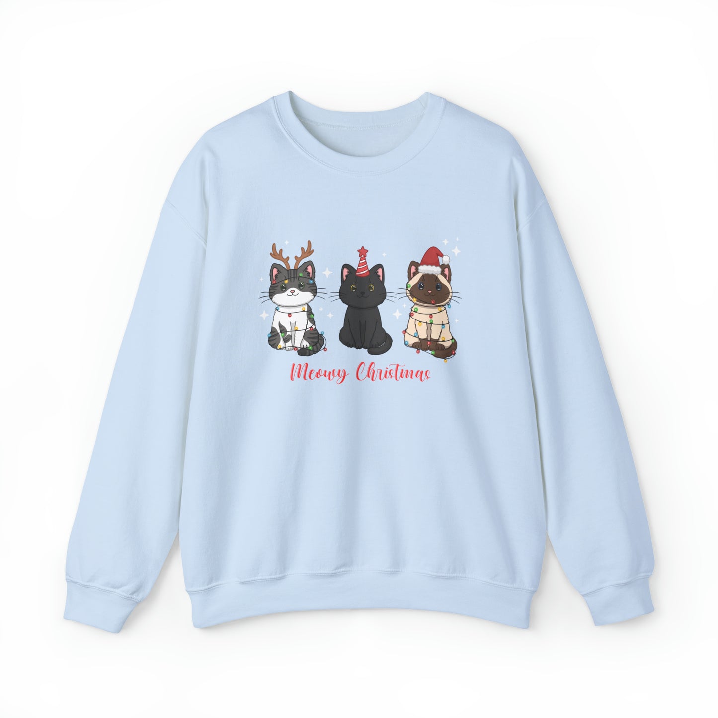 Unisex "Meowy Christmas" Sweatshirt