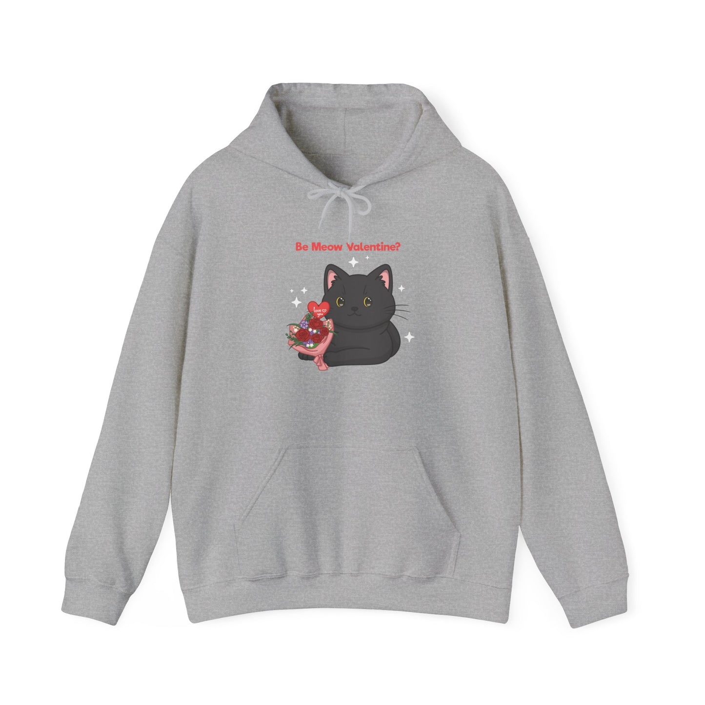 Unisex "Be Meow Valentine?" Hoodie