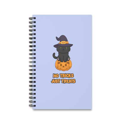 "No Tricks Just Treats" Journal - Purple