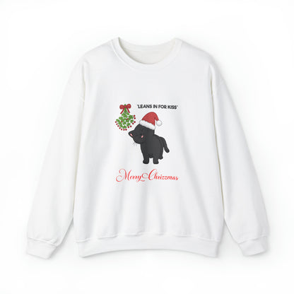 Unisex Mistletoe *Leans In For Kiss* Sweatshirt