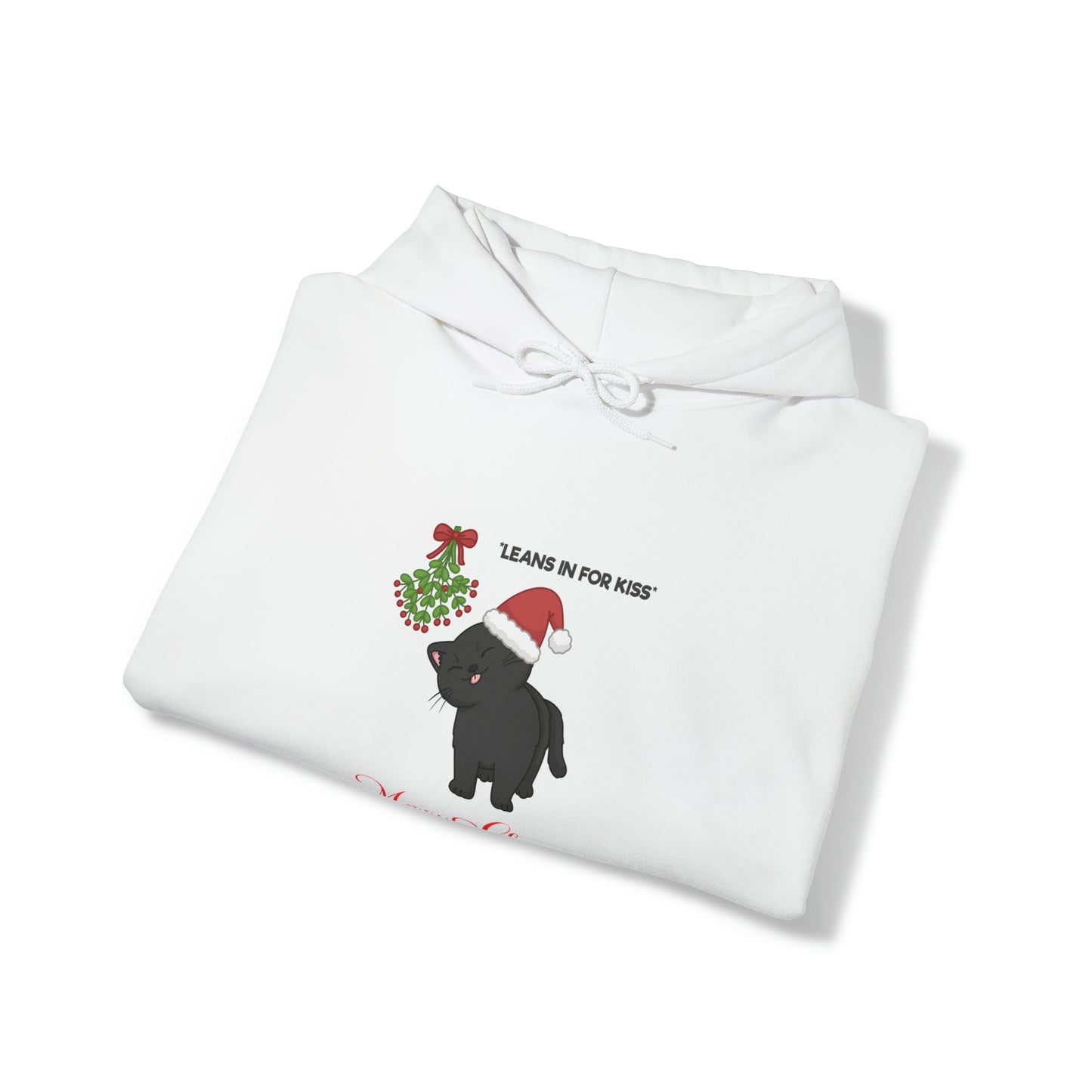 Unisex Mistletoe *Leans In For Kiss* Hoodie