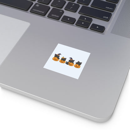 "Pumpkin Patch" Sticker - Blue