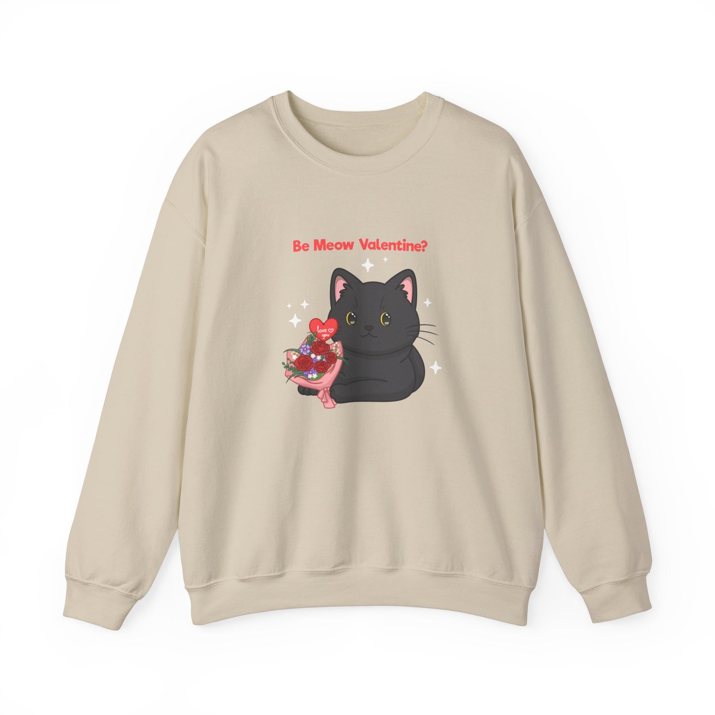 Unisex "Be Meow Valentine?" Sweatshirt