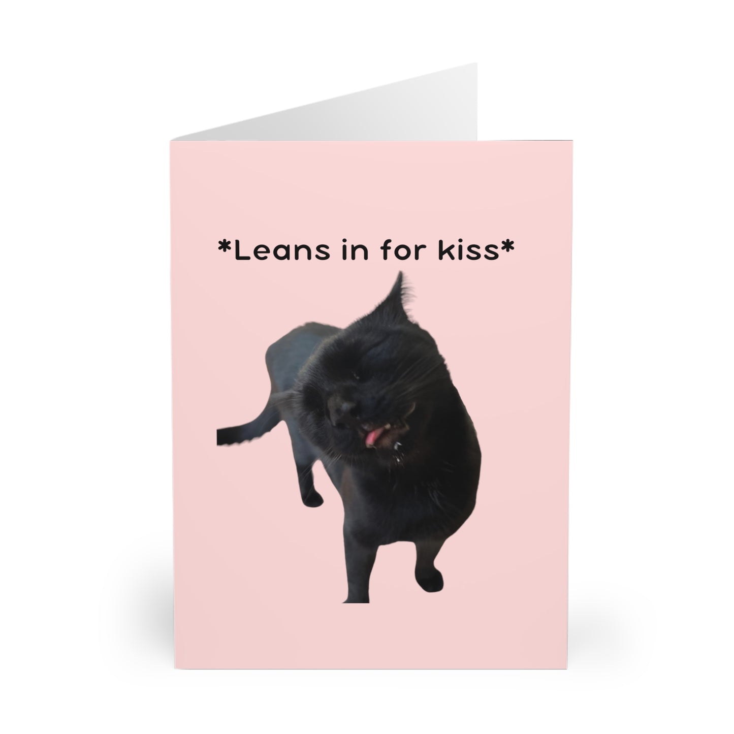 Realistic *Leans In For Kiss* Valentine Cards (5 Pack)