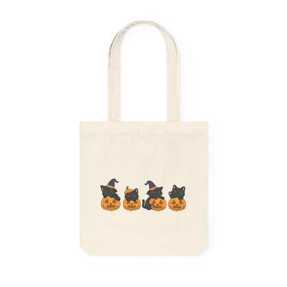 "Pumpkin Patch" Woven Tote Bag