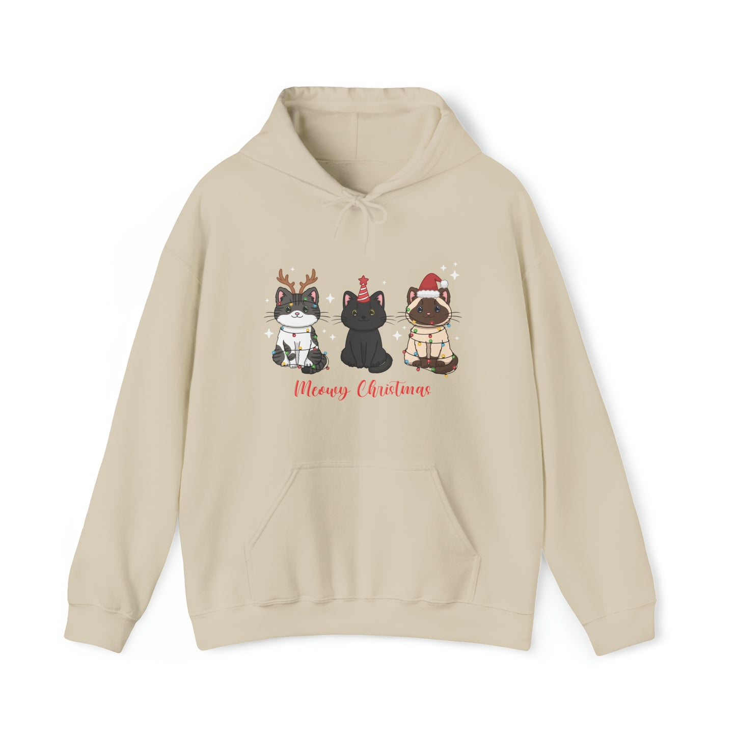 Unisex "Meowy Christmas" Hoodie