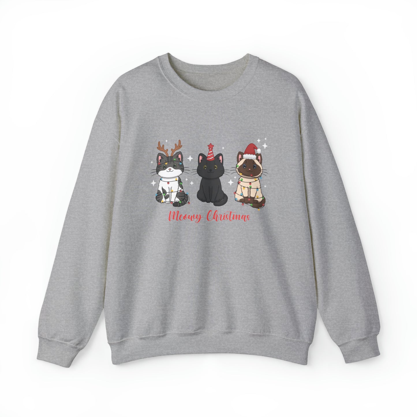 Unisex "Meowy Christmas" Sweatshirt