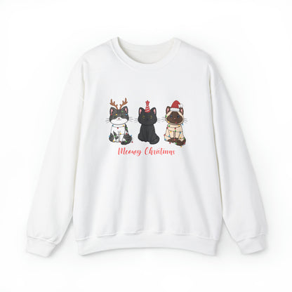 Unisex "Meowy Christmas" Sweatshirt