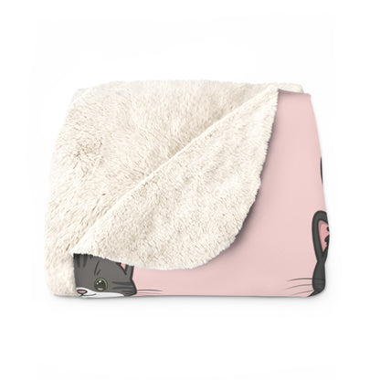 "I <3 You" Sherpa Fleece Blanket