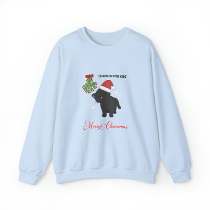 Unisex Mistletoe *Leans In For Kiss* Sweatshirt