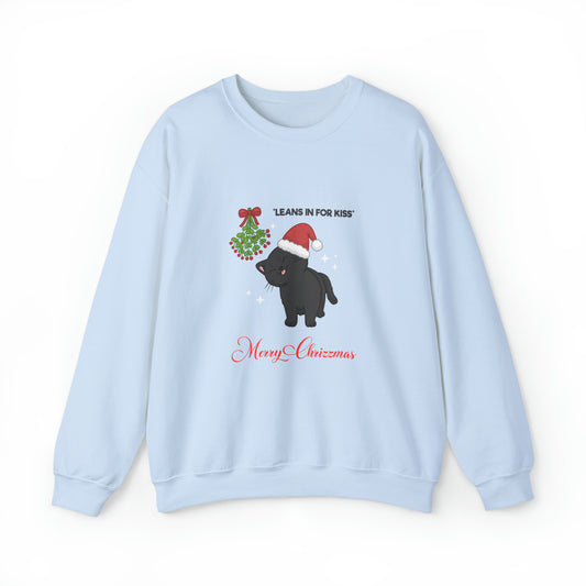 Unisex Mistletoe *Leans In For Kiss* Sweatshirt