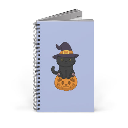 "Purrfectly Spooky Pumpkin" Journal - Purple