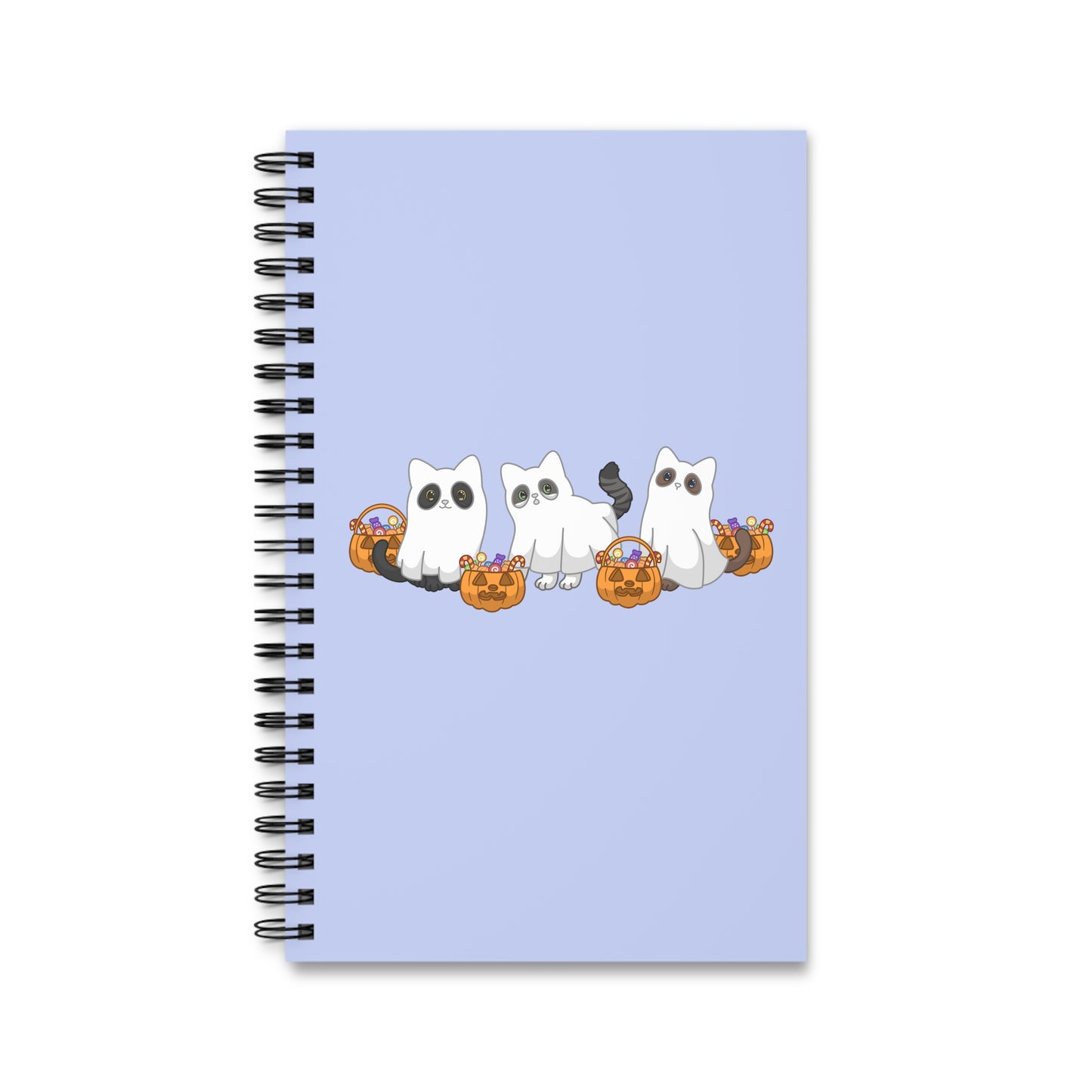 "S-boo-ky Paws" Journal - Purple