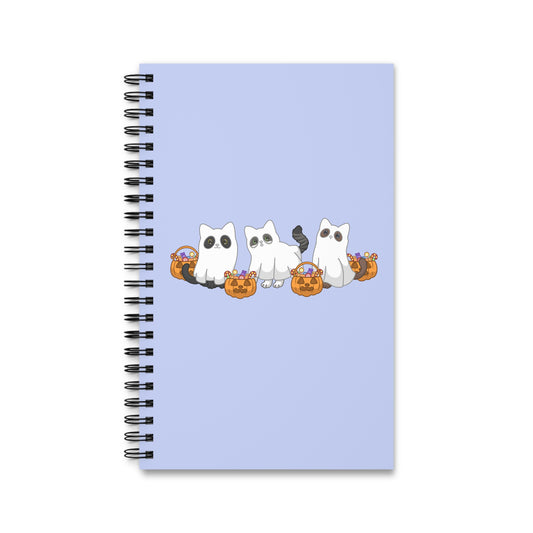 "S-boo-ky Paws" Journal - Purple