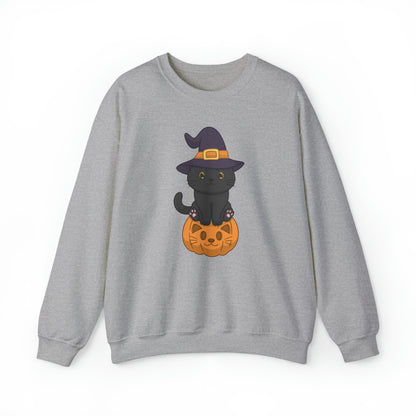 Unisex "Purrfectly Spooky Pumpkin" Sweatshirt