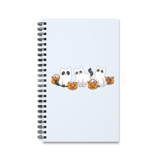 "S-boo-ky Paws" Journal - Blue