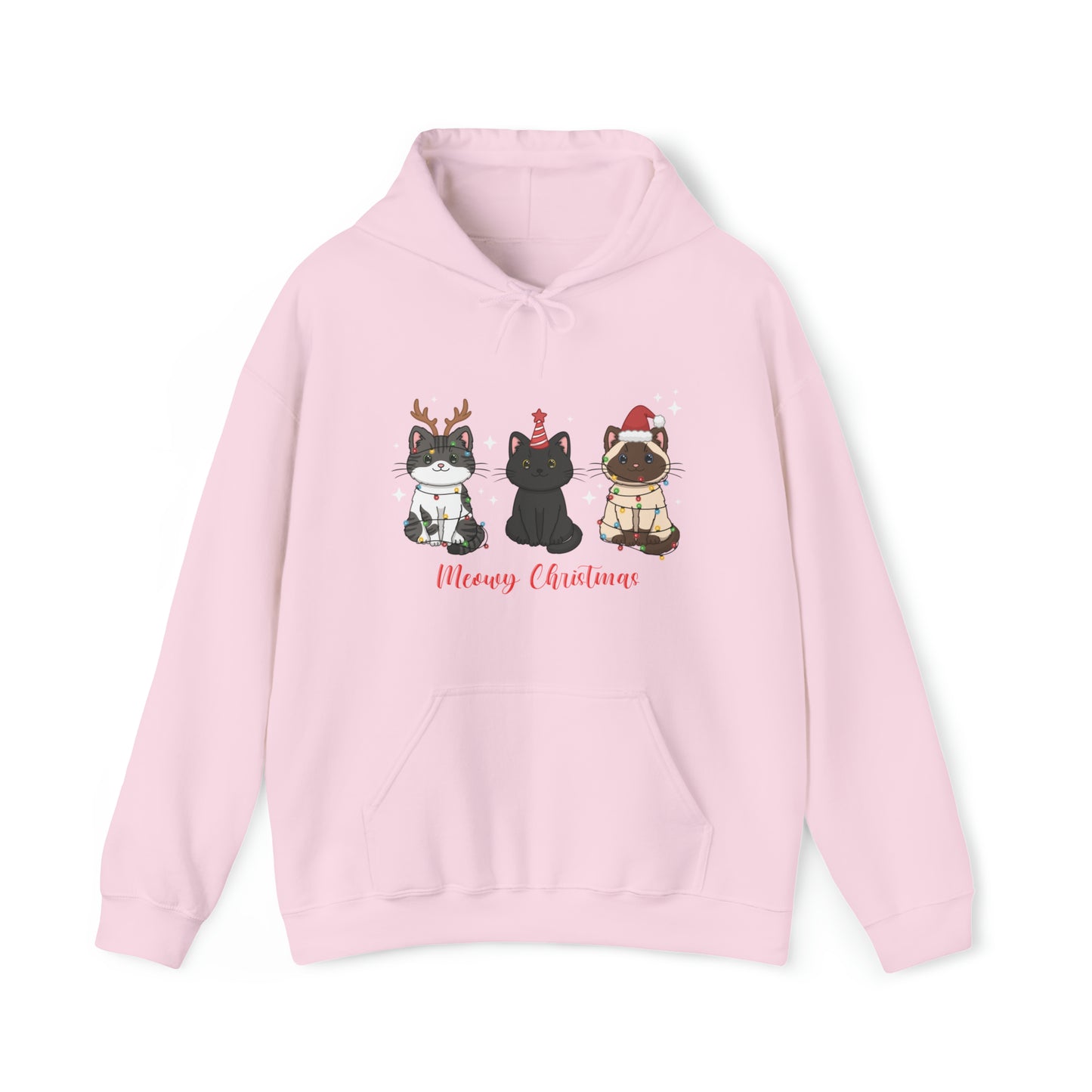 Unisex "Meowy Christmas" Hoodie