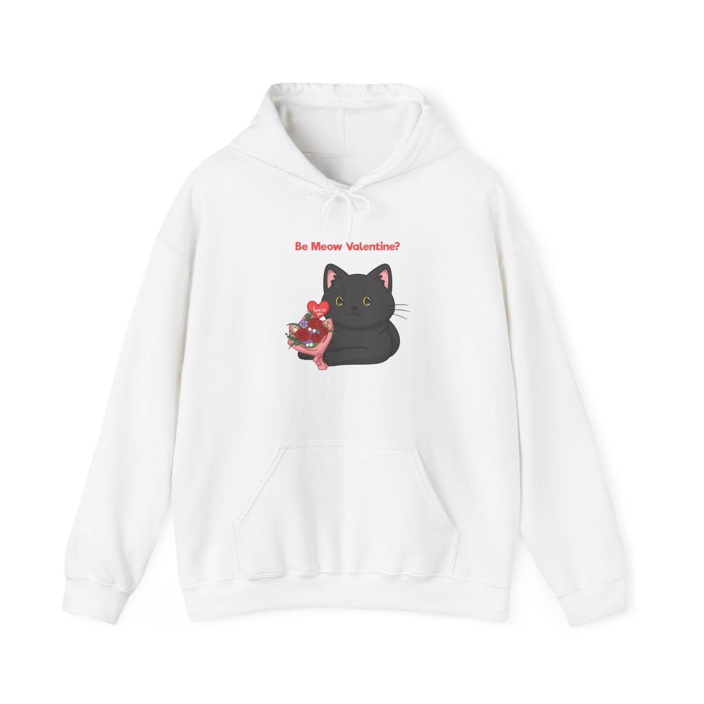 Unisex "Be Meow Valentine?" Hoodie