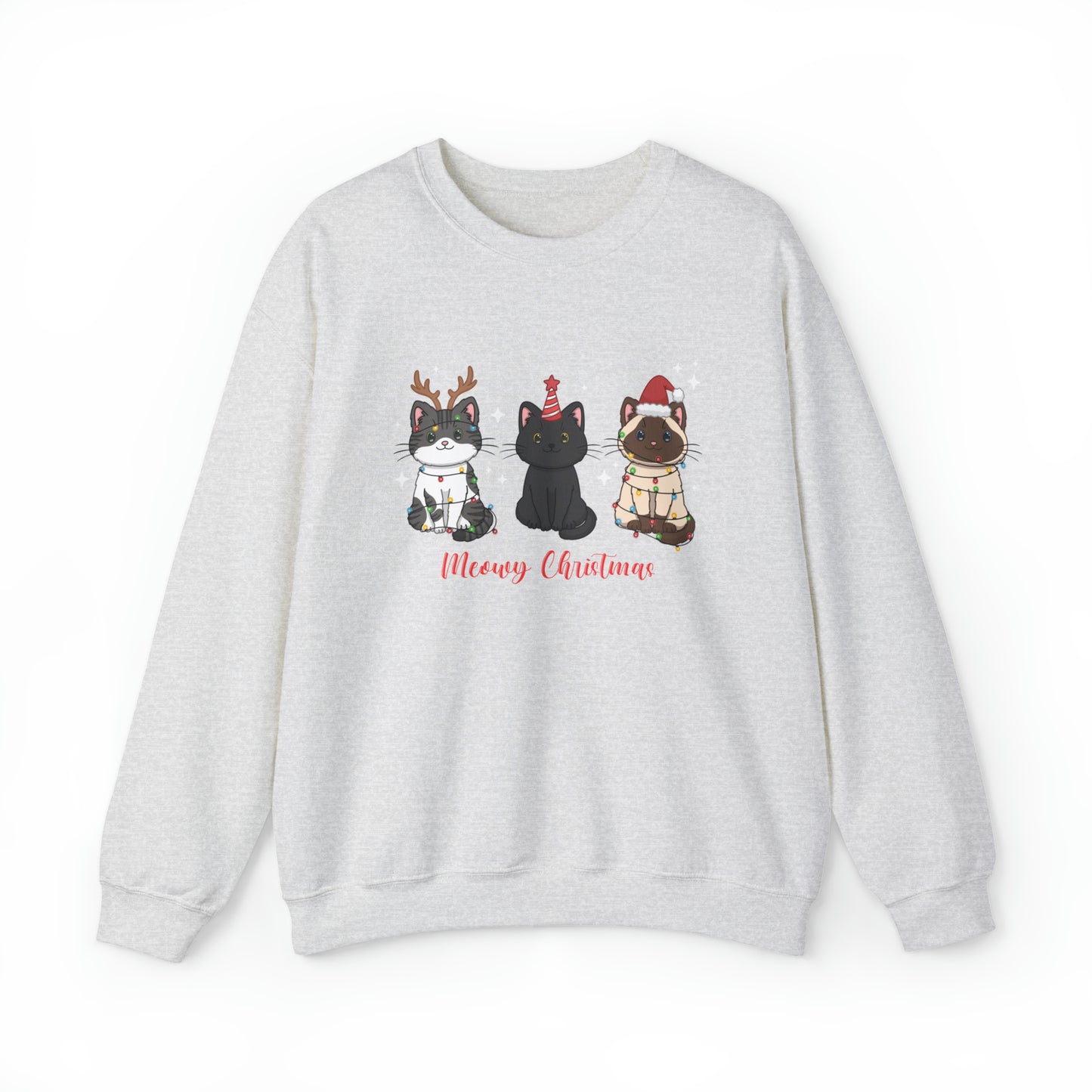 Unisex "Meowy Christmas" Sweatshirt