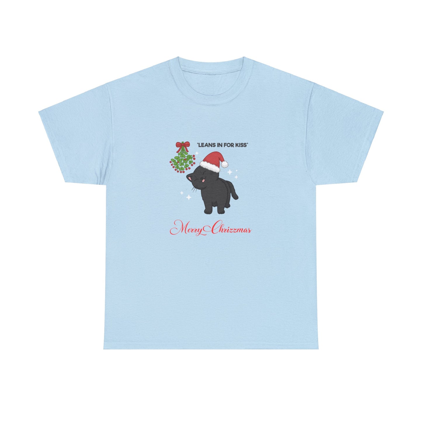 Unisex Mistletoe *Leans In For Kiss* Tee