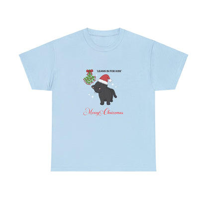 Unisex Mistletoe *Leans In For Kiss* Tee