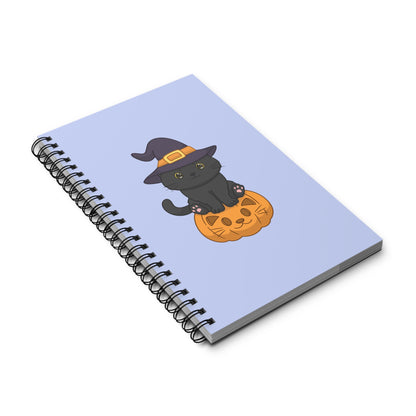 "Purrfectly Spooky Pumpkin" Journal - Purple