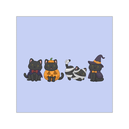 "The Purrfect Disguise" Sticker - Purple