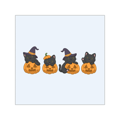 "Pumpkin Patch" Sticker - Blue