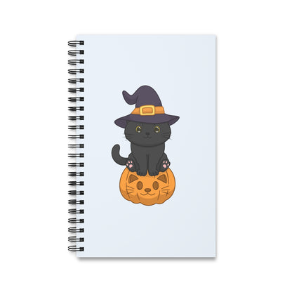 "Purrfectly Spooky Pumpkin" Journal - Blue