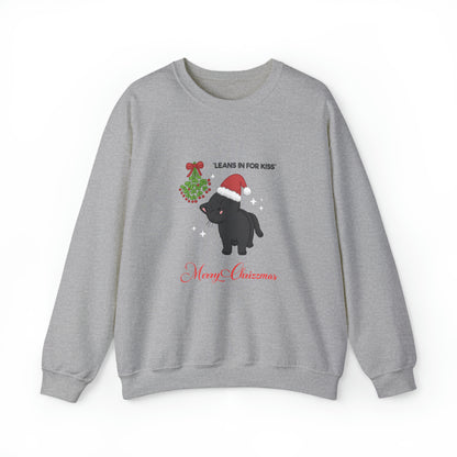 Unisex Mistletoe *Leans In For Kiss* Sweatshirt