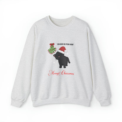 Unisex Mistletoe *Leans In For Kiss* Sweatshirt