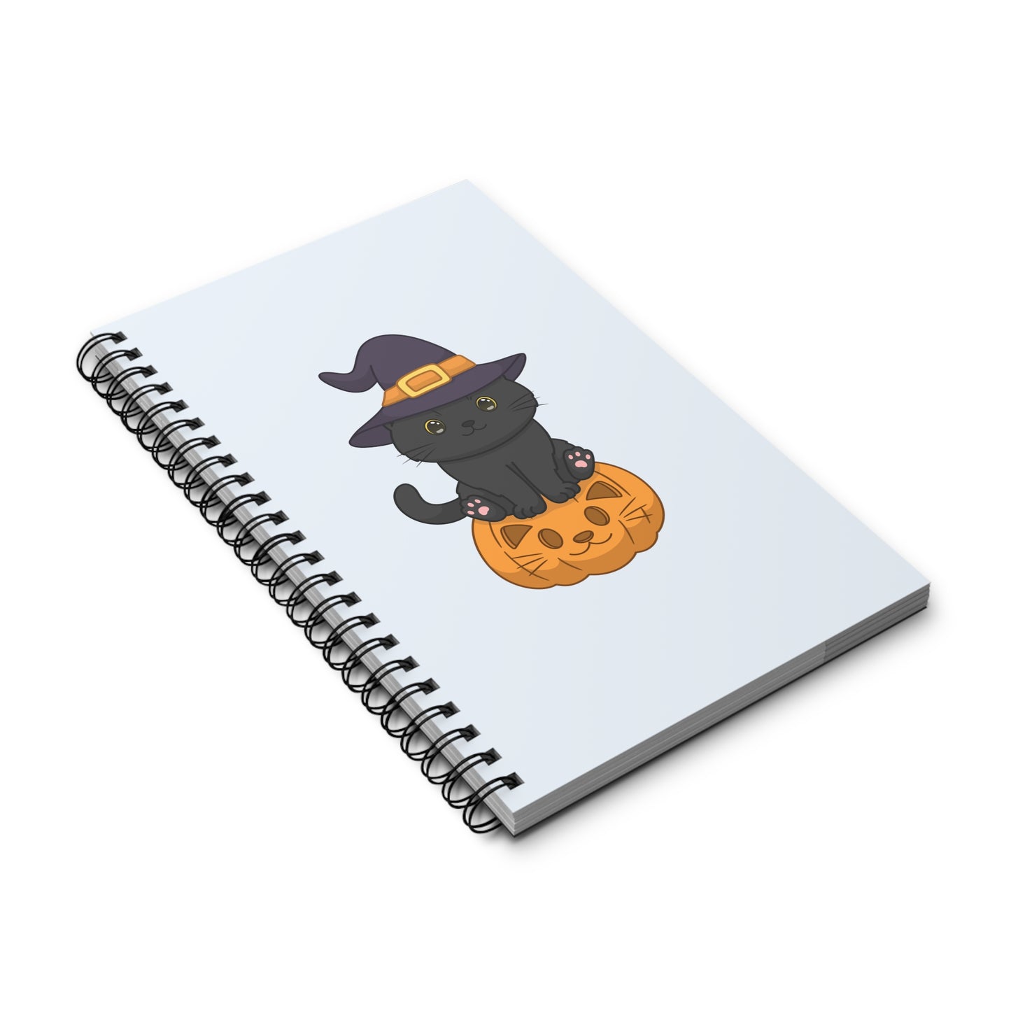 "Purrfectly Spooky Pumpkin" Journal - Blue