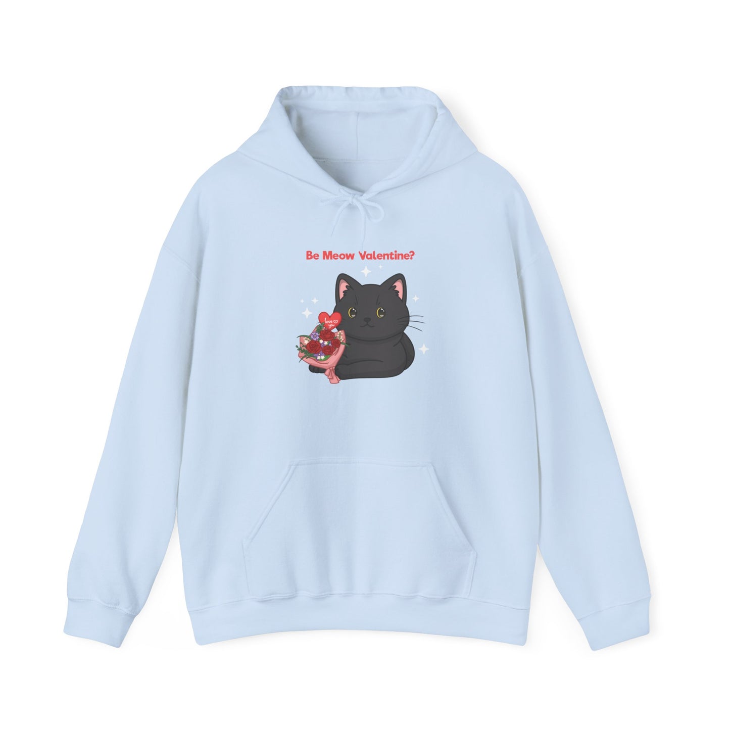 Unisex "Be Meow Valentine?" Hoodie