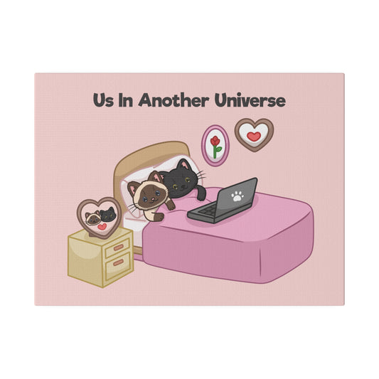 Matte "Us In Another Universe" Canvas