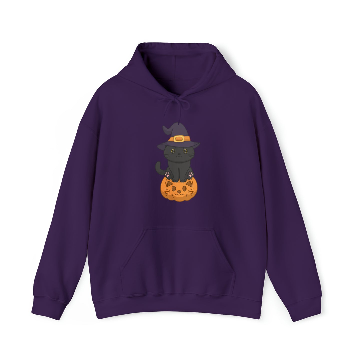 Unisex "Purrfectly Spooky Pumpkin" Hoodie