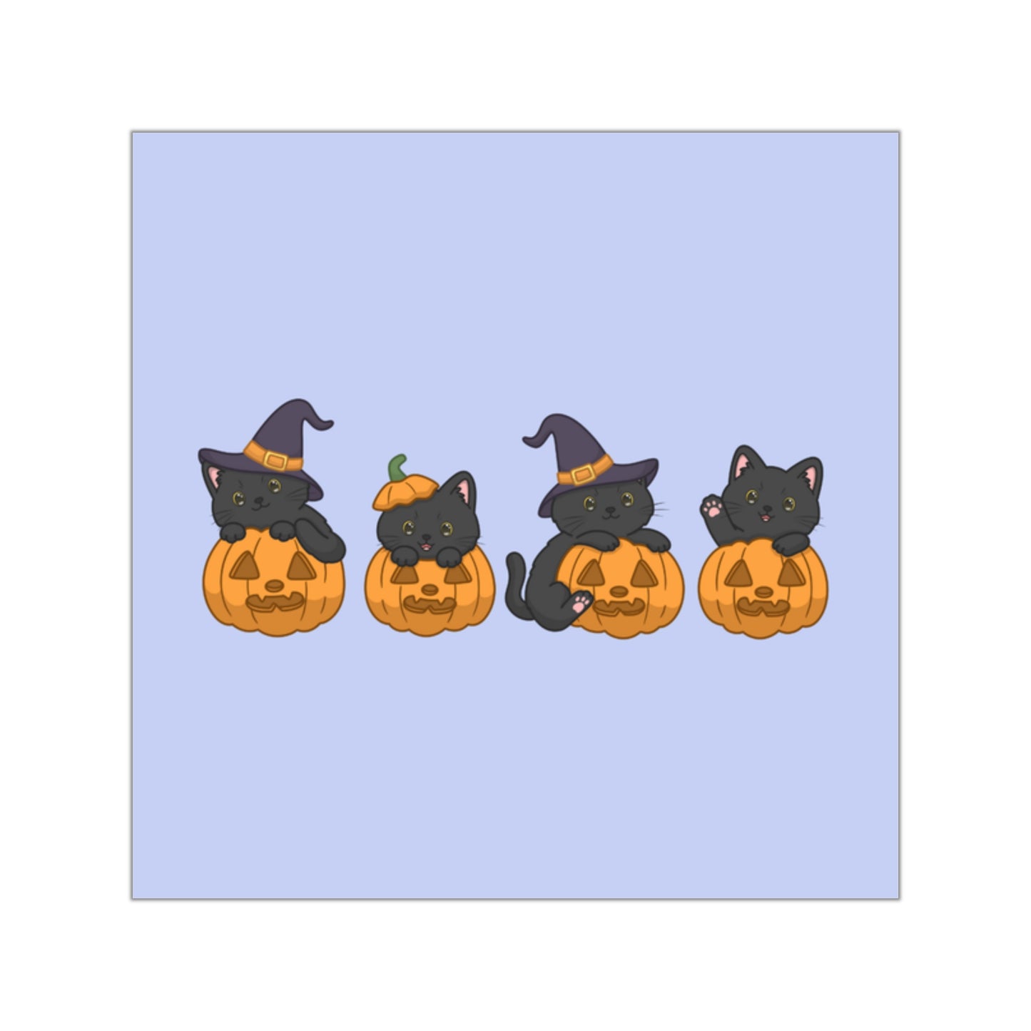 "Pumpkin Patch" Sticker - Purple