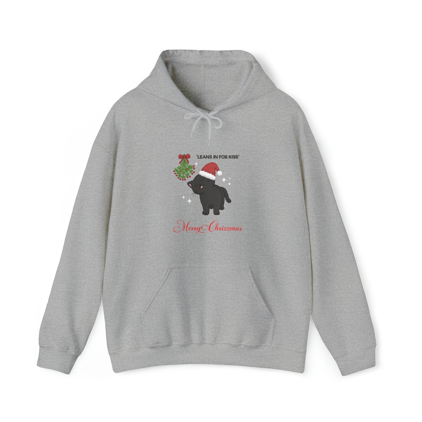 Unisex Mistletoe *Leans In For Kiss* Hoodie