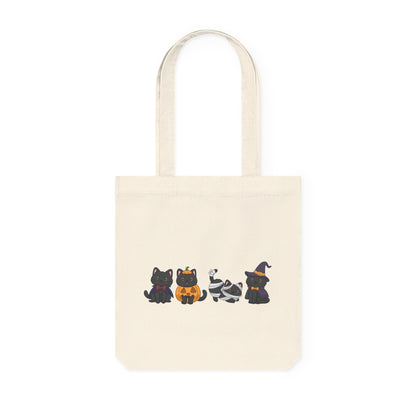 "The Purrfect Disguise" Woven Tote Bag