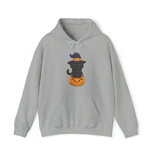 Unisex "Purrfectly Spooky Pumpkin" Hoodie