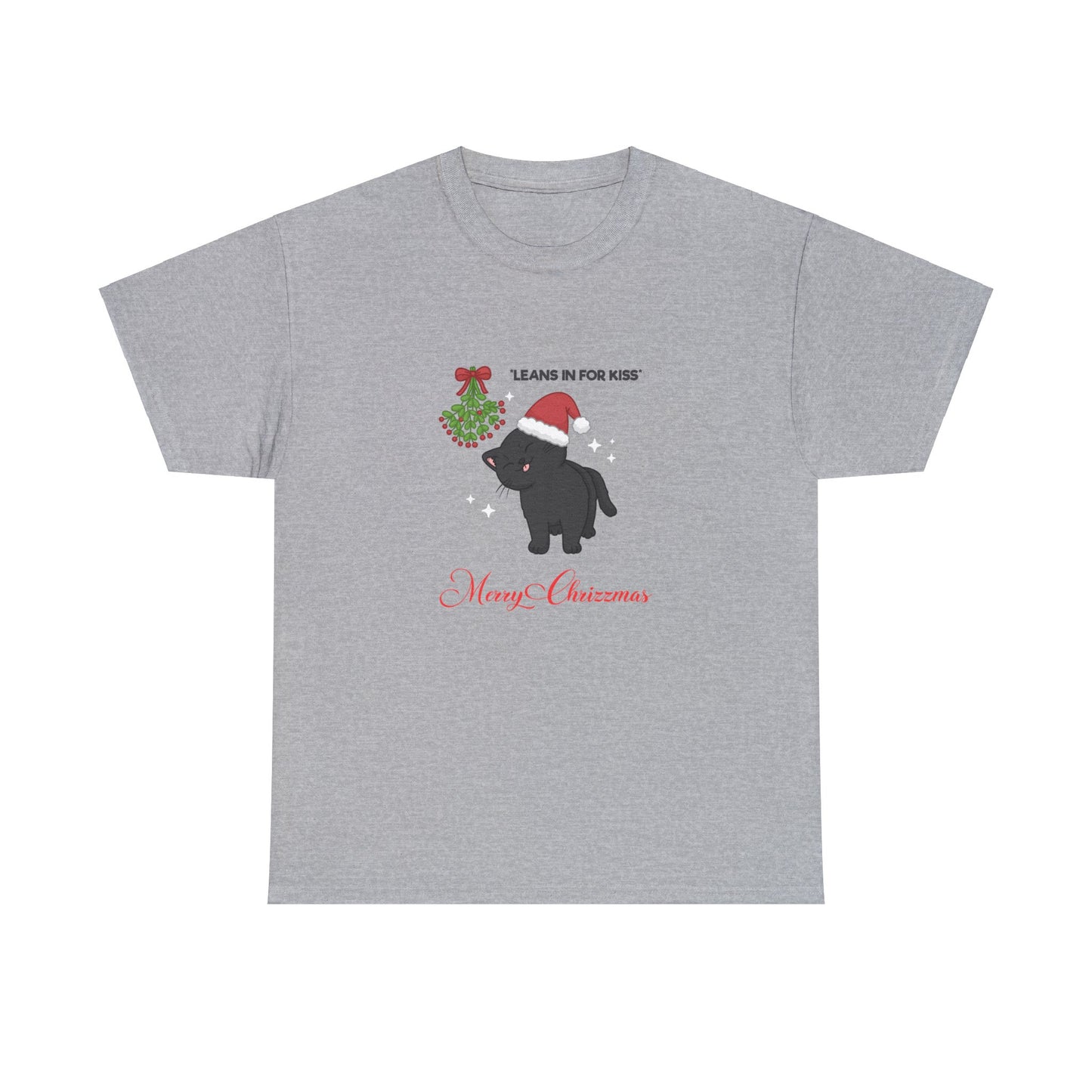 Unisex Mistletoe *Leans In For Kiss* Tee