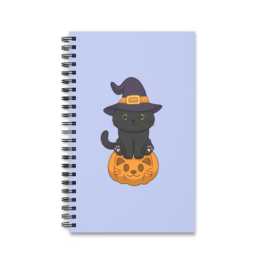 "Purrfectly Spooky Pumpkin" Journal - Purple